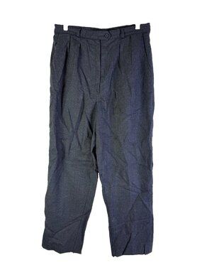 Vintage 80s Pants Wool Pleated Clean Girl Luxury Capsule